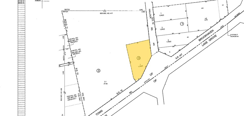 2220 Nesconset Hwy, Stony Brook, NY à vendre - Plan cadastral - Image 3 de 3