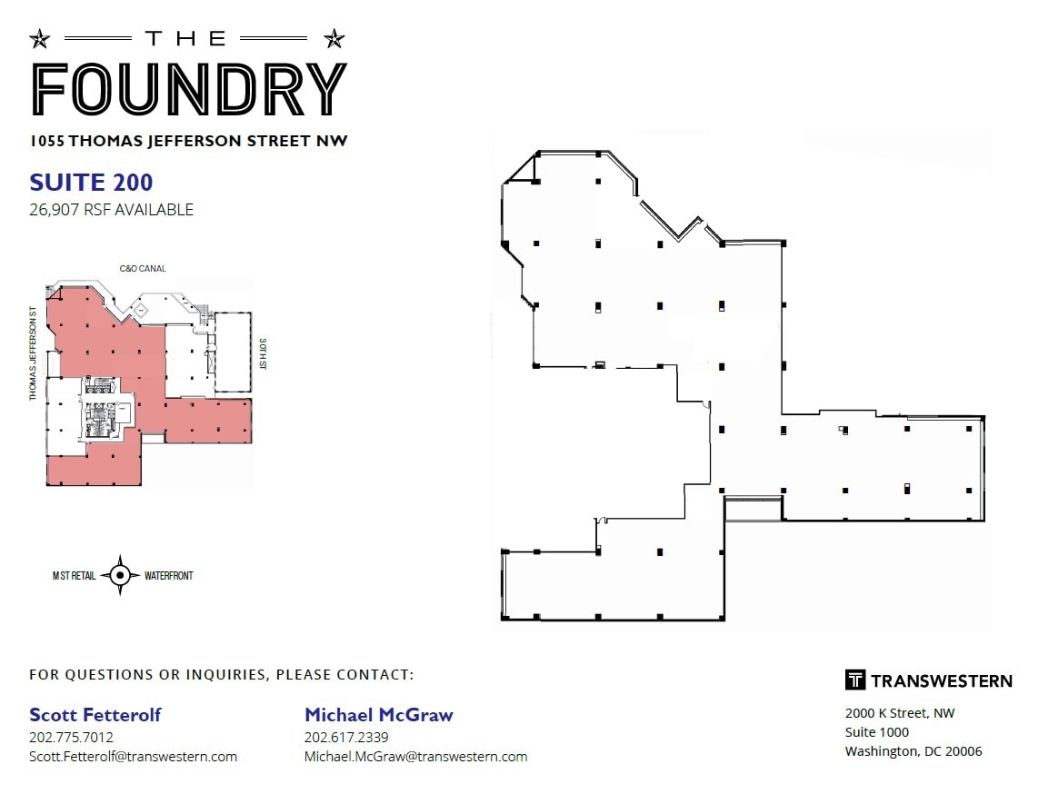 1055 Thomas Jefferson St NW, Washington, DC for lease Interior Photo- Image 1 of 1