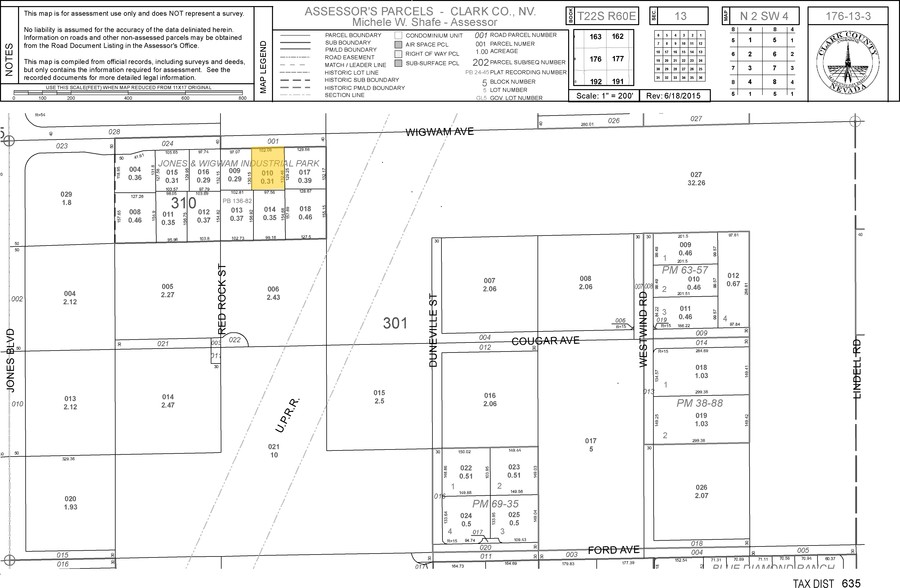 5925 W Wigwam Ave, Las Vegas, NV à vendre - Plan cadastral - Image 3 de 3