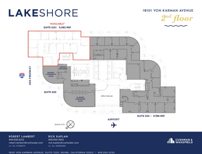 18101 Von Karman Ave, Irvine, CA à louer Plan d  tage- Image 1 de 3