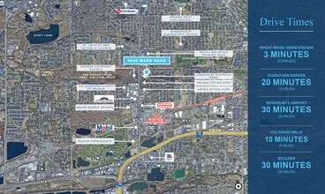 5620 Ward Rd, Arvada, CO - AERIAL  map view