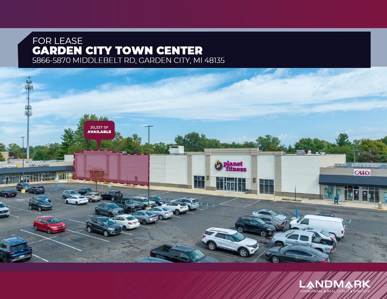 5866-5870 Middlebelt Rd, Garden City, MI à louer - Photo du bâtiment - Image 2 de 9