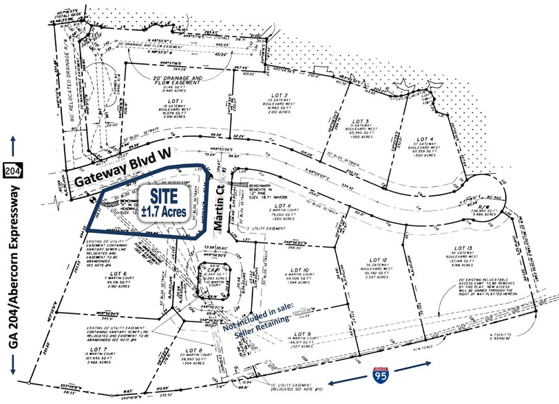 1 Martin Ct, Savannah, GA for sale - Site Plan - Image 3 of 9