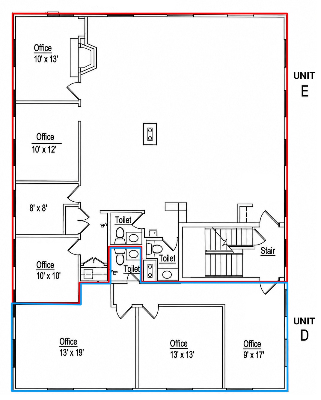 50 Ela St, Barrington, IL for lease Floor Plan- Image 1 of 6