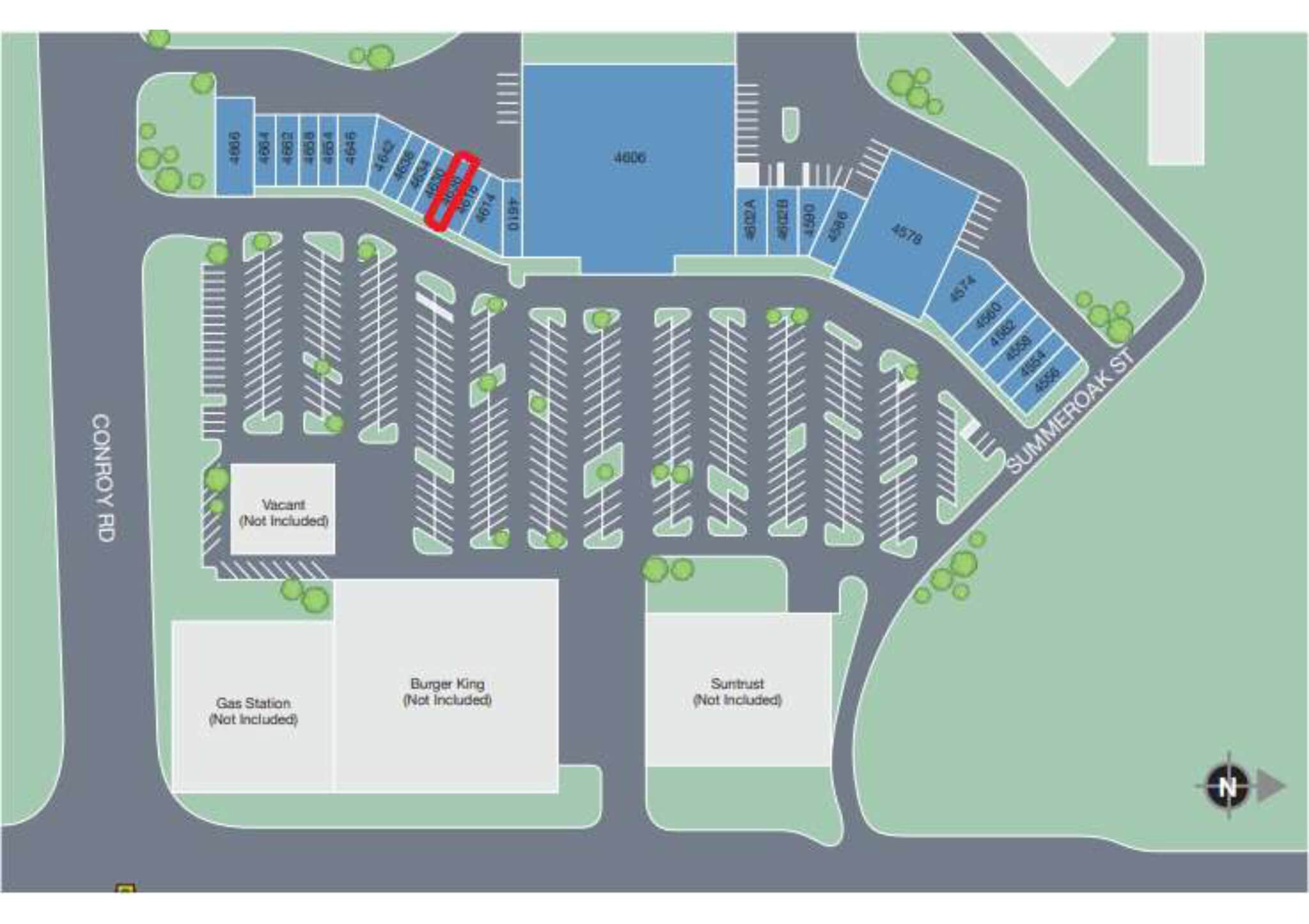 4550-4666 Kirkman Rd, Orlando, FL à louer Plan de site- Image 1 de 1