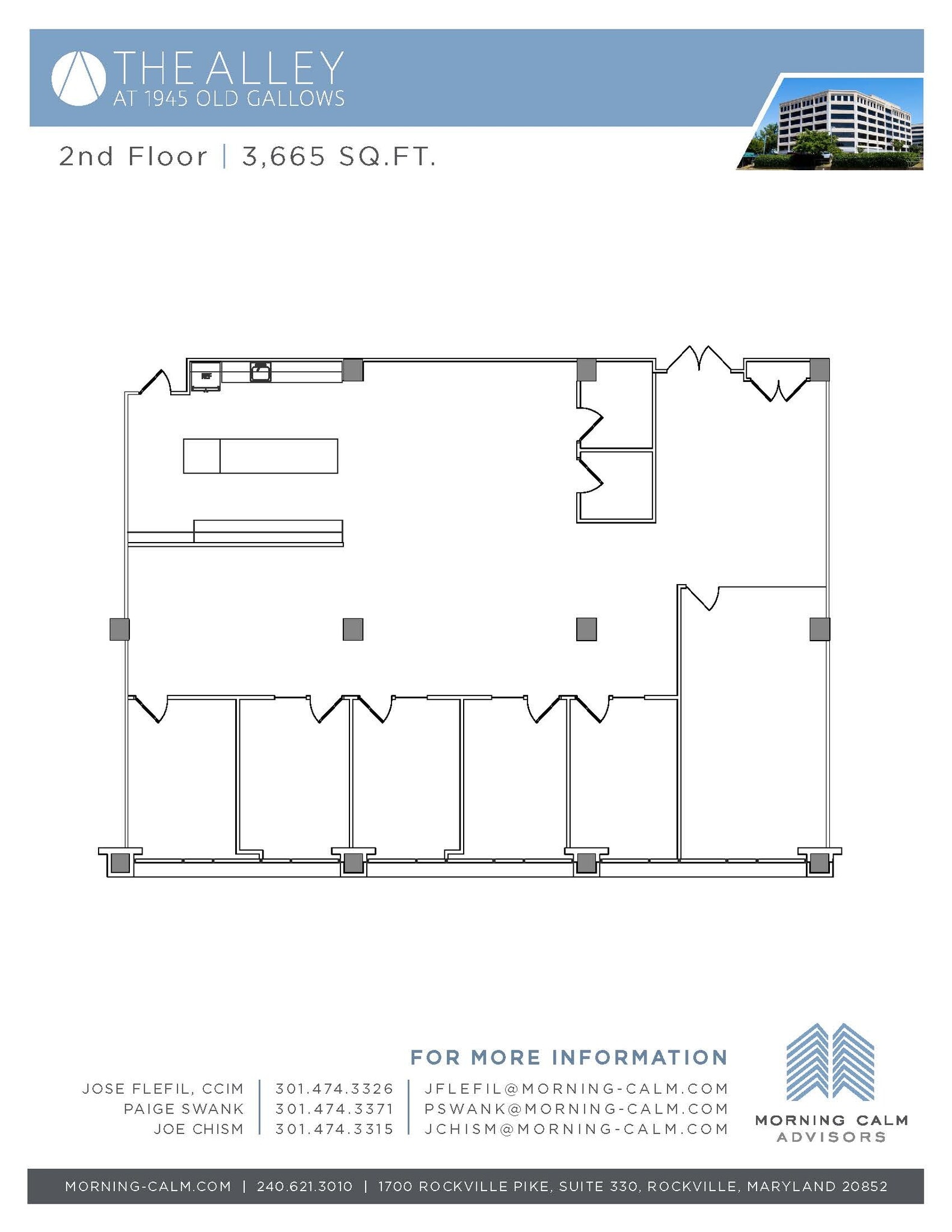1945 Old Gallows Rd, Vienna, VA for lease Floor Plan- Image 1 of 8