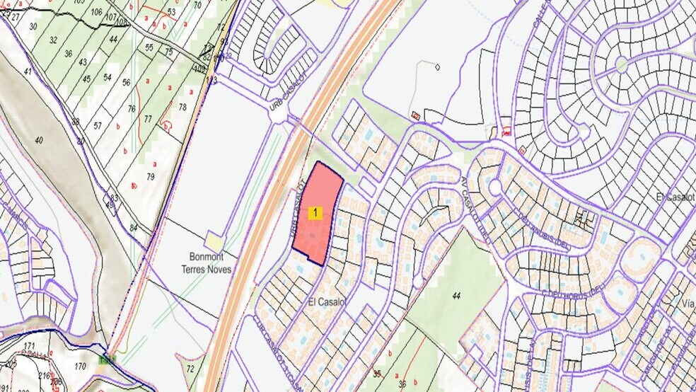 Land in Mont-roig del Camp, Tarragona for sale - Plat Map - Image 3 of 3