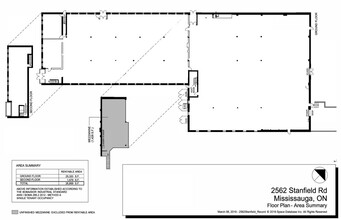 2562 Stanfield Rd, Mississauga, ON à louer Plan d’étage- Image 2 de 2