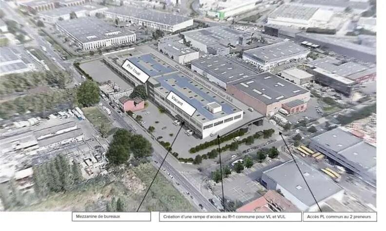 Industriel dans Gennevilliers à louer - Photo du bâtiment - Image 2 de 26