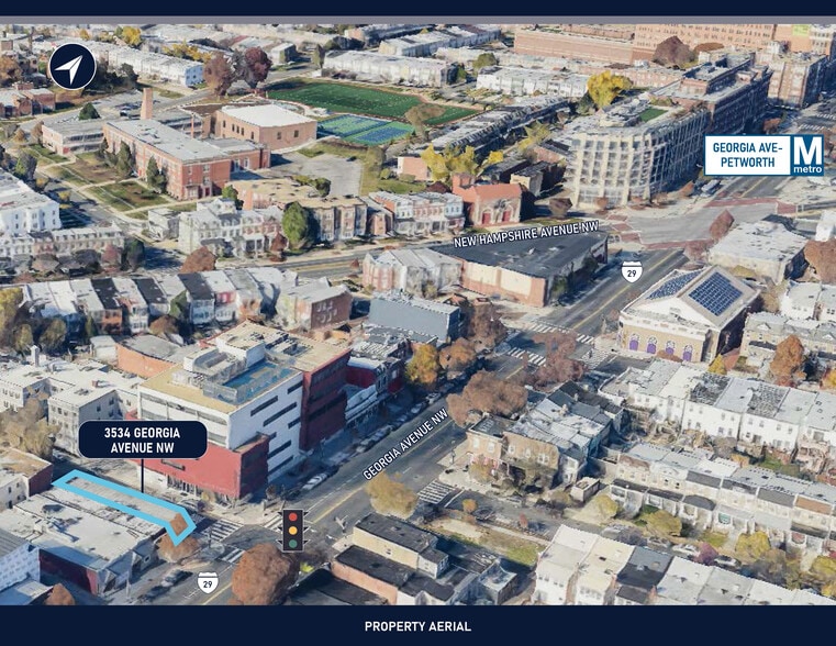 3534 Georgia Ave NW, Washington, DC for sale - Aerial - Image 2 of 2