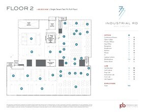 777 Industrial Rd, San Carlos, CA for lease Floor Plan- Image 2 of 4