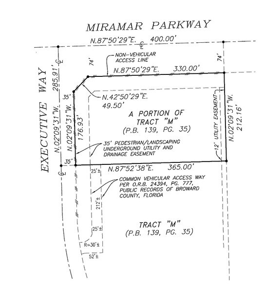 10550 Miramar Pky, Miramar, FL à vendre - Plan cadastral - Image 1 de 2
