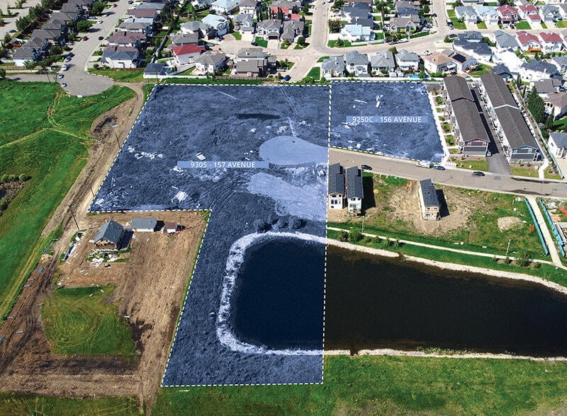 9305 157 Ave NW, Edmonton, AB for sale - Aerial - Image 1 of 2