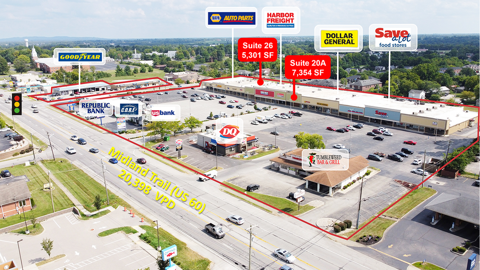 11-26 Village Plaza Dr, Shelbyville, KY for lease - Aerial - Image 3 of 10