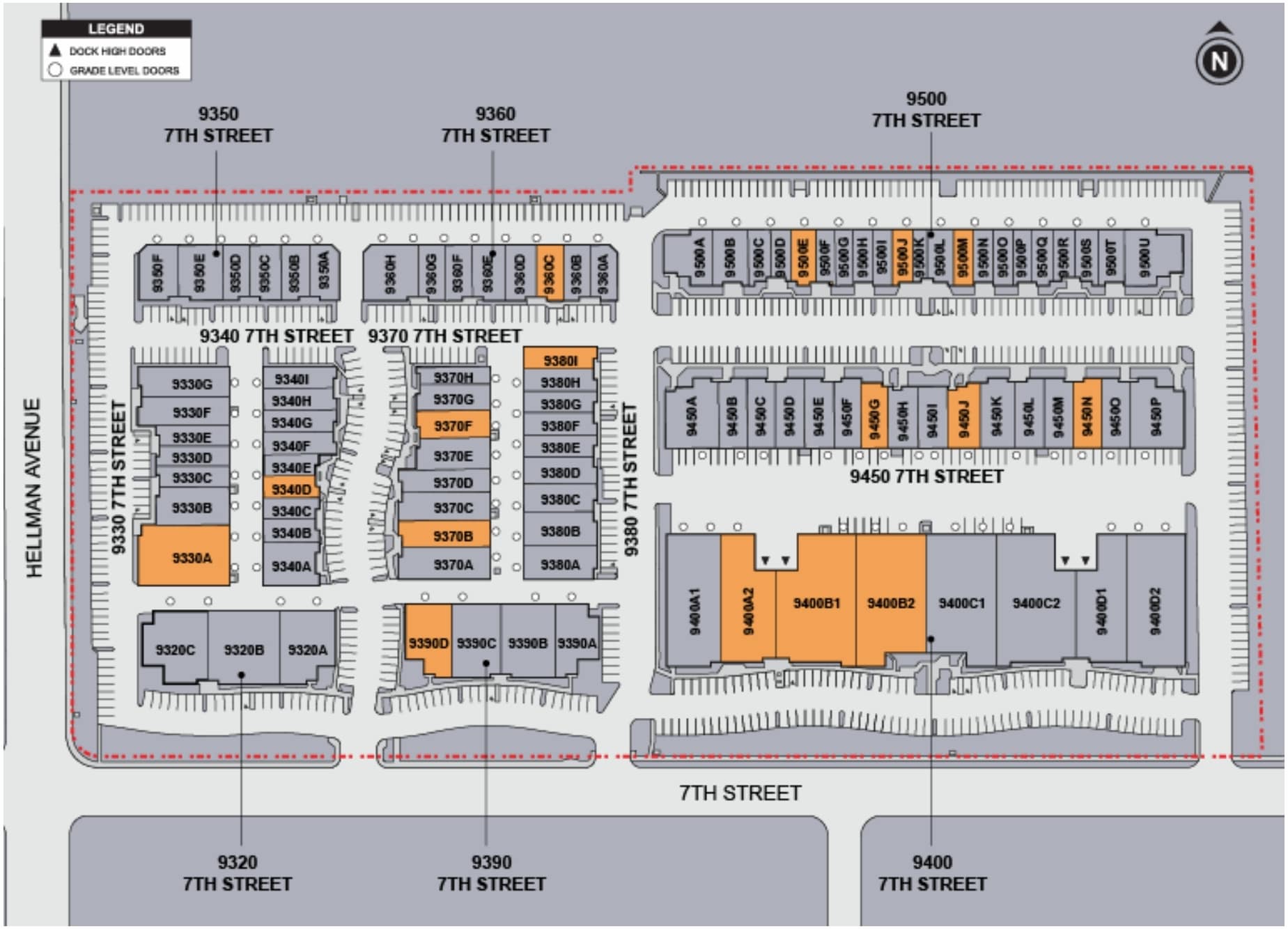 9370 7th St, Rancho Cucamonga, CA for lease Site Plan- Image 1 of 1
