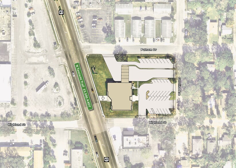 3300 Tamiami Trl, Sarasota, FL à louer - Plan de site - Image 3 de 3