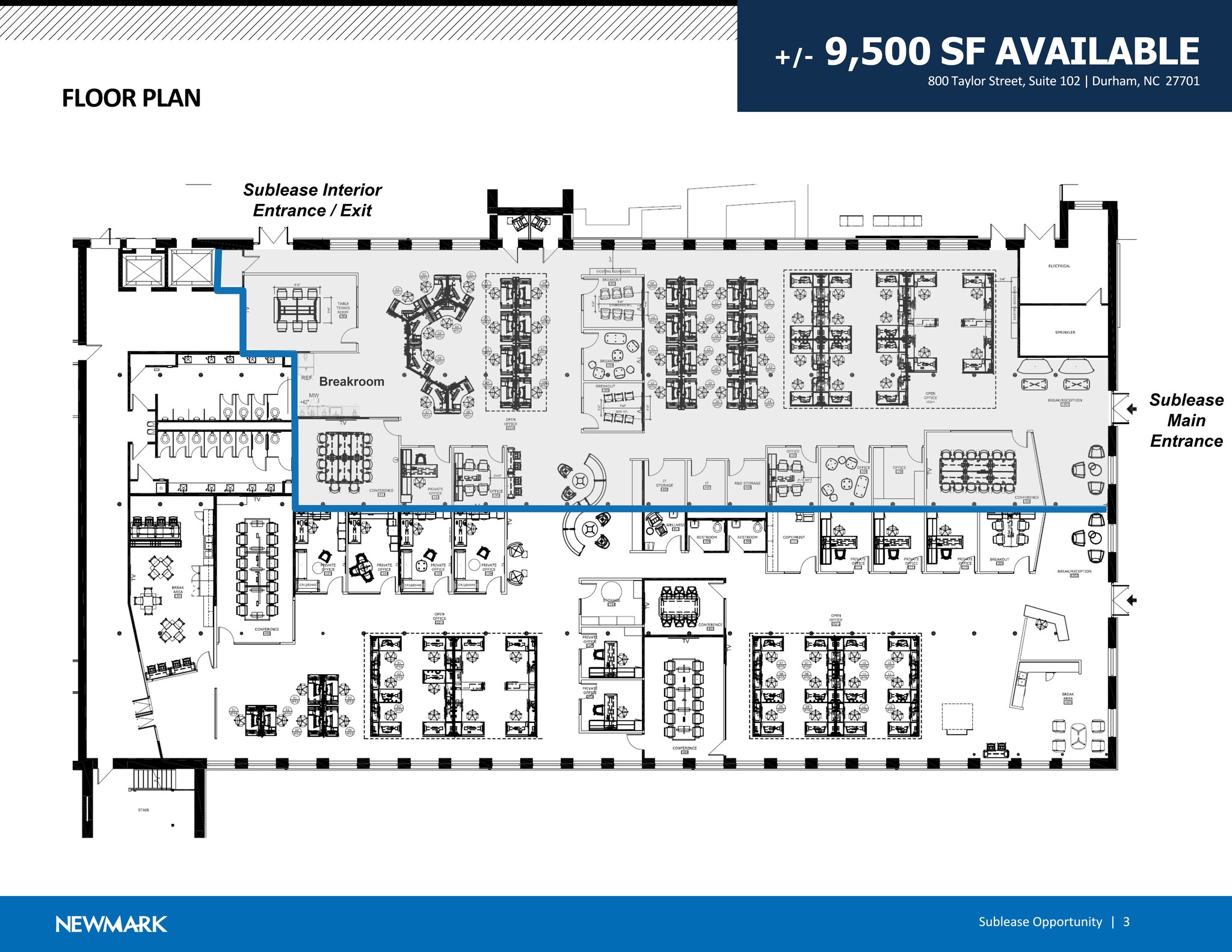 800 Taylor St, Durham, NC for lease Site Plan- Image 1 of 17