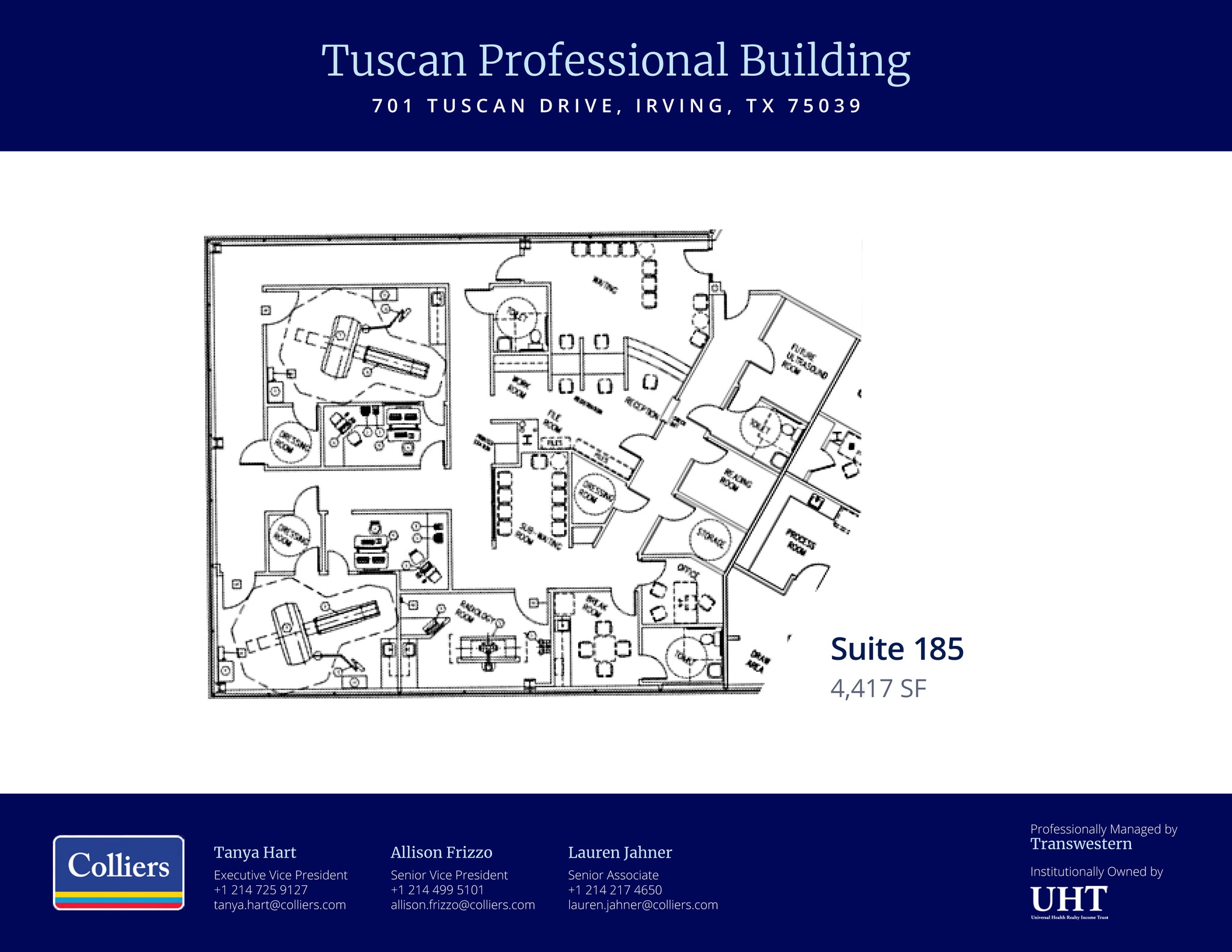 701 Tuscan Dr, Irving, TX for lease Floor Plan- Image 1 of 1