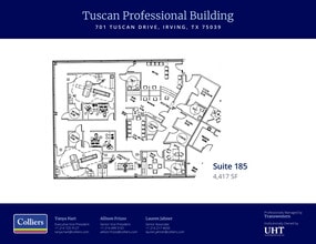 701 Tuscan Dr, Irving, TX for lease Floor Plan- Image 1 of 1