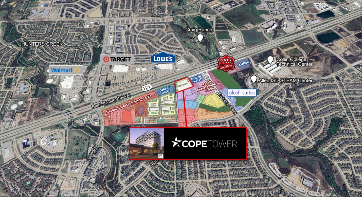 Sam Rayburn Tollway (SH-121) & Exchange Parkway, Allen, TX for sale Site Plan- Image 1 of 9