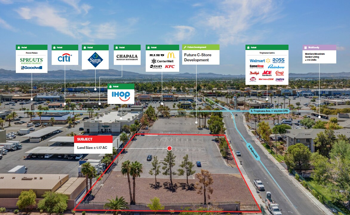 3210 E Tropicana Ave, Las Vegas, NV à vendre Photo principale- Image 1 de 2