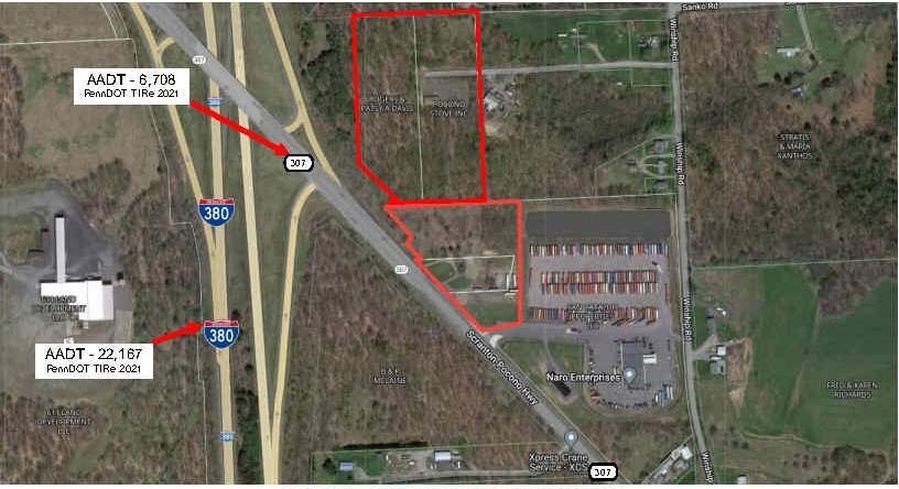 500 Scranton-Pocono, Covington Township, PA à vendre Aérien- Image 1 de 2