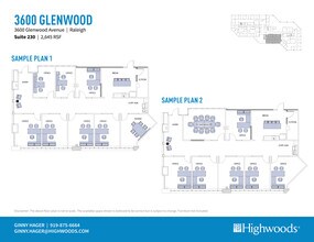 3600 Glenwood Ave, Raleigh, NC for lease Floor Plan- Image 1 of 1