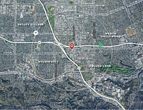 11022 Riverside Drive, North Hollywood, CA - Aérien  Vue de la carte - Image1