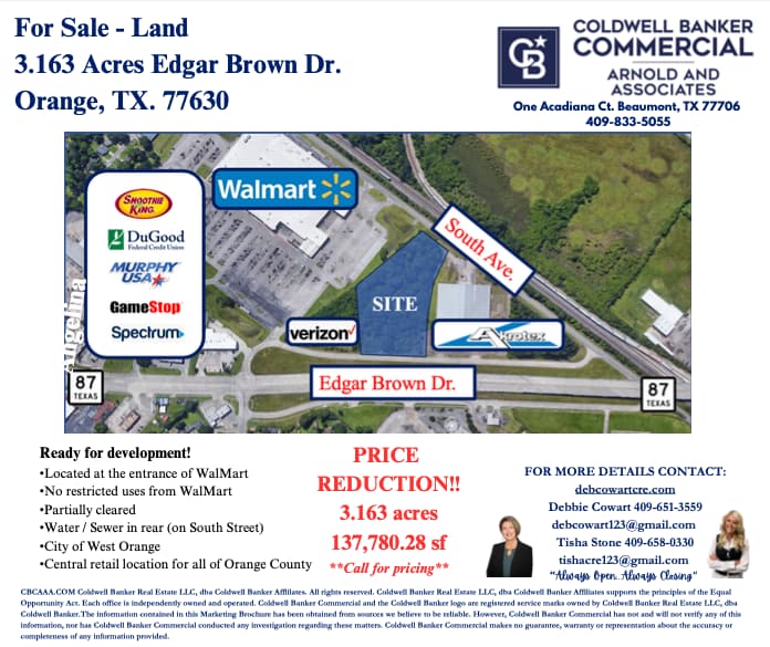 000 Edgar Brown Dr, Orange, TX for sale - Building Photo - Image 1 of 6