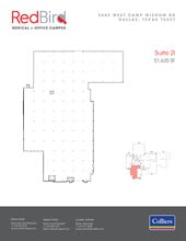 3662 W Camp Wisdom Rd, Dallas, TX for lease Floor Plan- Image 2 of 4