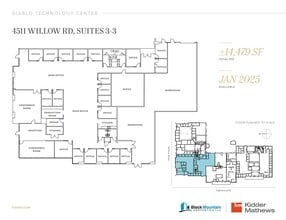 5870 Stoneridge Dr, Pleasanton, CA à louer Plan d’étage- Image 1 de 1