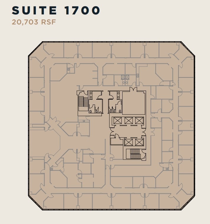 401 W A St, San Diego, CA à louer Plan d’étage- Image 1 de 1