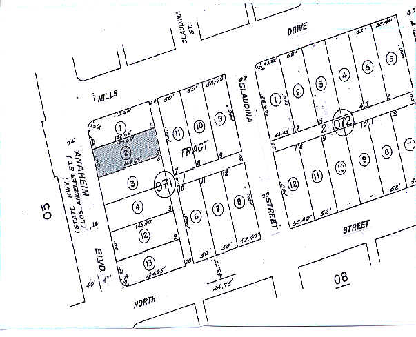 814-816 N Anaheim Blvd, Anaheim, CA à vendre - Plan cadastral - Image 3 de 11