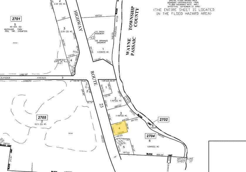 142 Rte 23 N, Pompton Plains, NJ à louer - Plan cadastral - Image 3 de 3