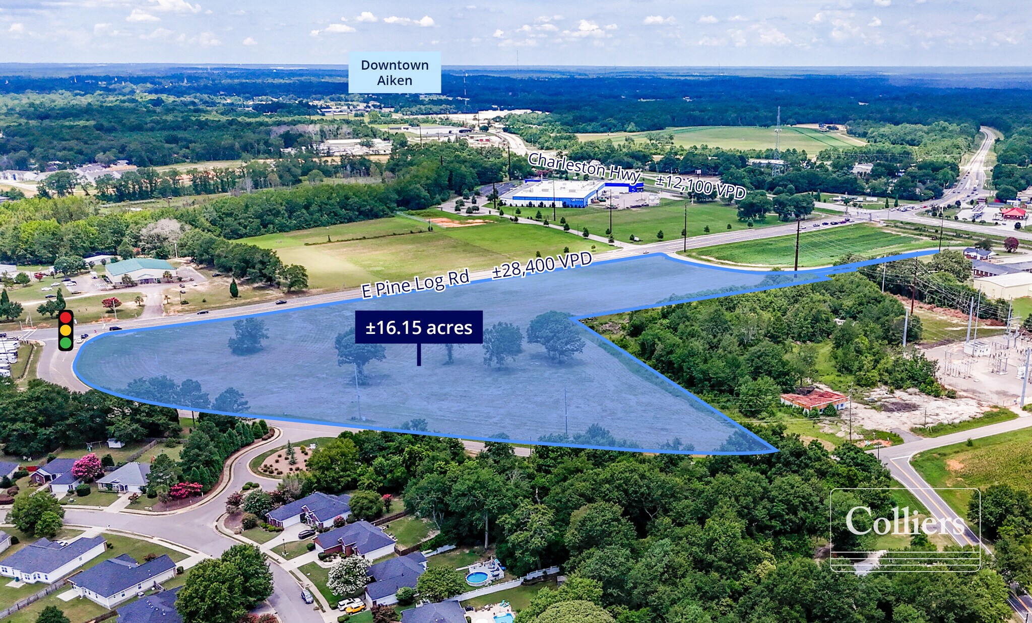 1415 E Pine Log Rd, Aiken, SC à vendre Aérien- Image 1 de 5