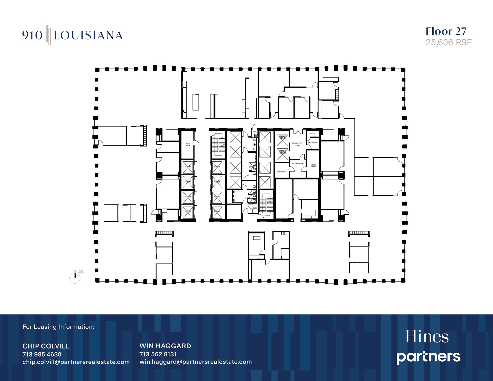 910 Louisiana St, Houston, TX à louer Plan d’étage- Image 1 de 1