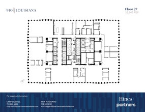 910 Louisiana St, Houston, TX à louer Plan d’étage- Image 1 de 1