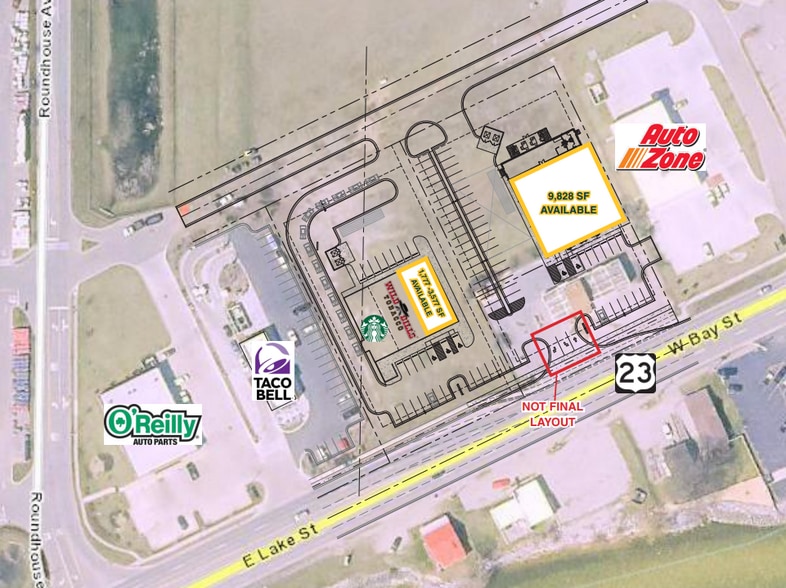 820 W Bay St, East Tawas, MI for lease - Site Plan - Image 3 of 3