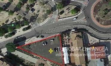 El Álamo, MAD - AÉRIEN Vue de la carte