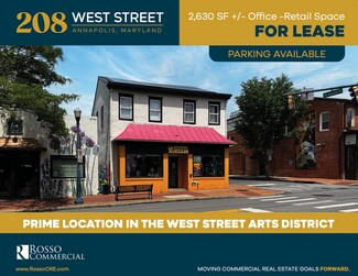 Plus de détails pour 208 West St, Annapolis, MD - Commerce de détail à louer