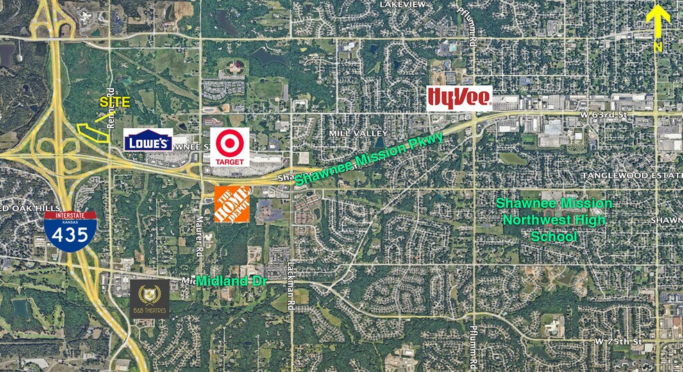 N & W Of Renner Rd & Shawnee Mission Pkwy, Shawnee, KS à vendre - Photo du bâtiment - Image 1 de 1