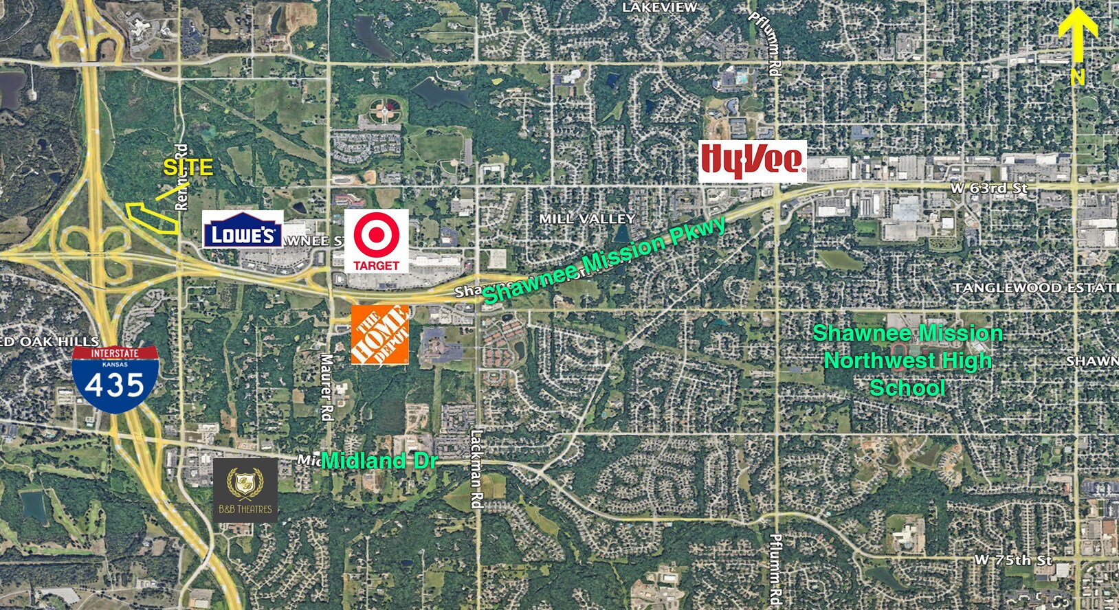 N & W Of Renner Rd & Shawnee Mission Pkwy, Shawnee, KS à vendre Photo du bâtiment- Image 1 de 2