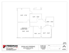 38705 7 Mile Rd, Livonia, MI for lease Floor Plan- Image 1 of 1