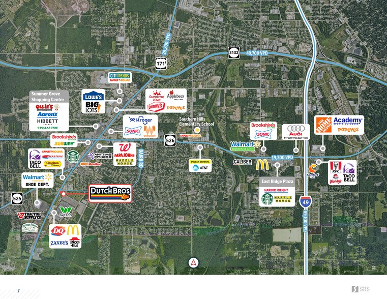 SEQ Mansfield Rd & Baird Rd rd, Shreveport, LA à vendre - Photo du bâtiment - Image 3 de 5