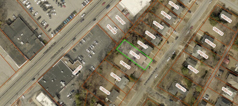 INVESTMENT OPPORTUNITY IN SOUTH ROANOKE portfolio of 2 properties for sale on LoopNet.ca - Plat Map - Image 3 of 4