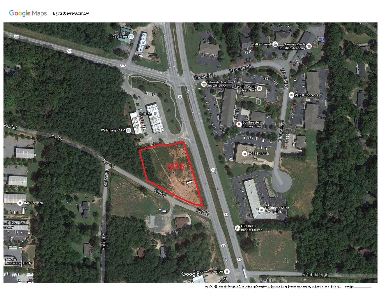 1836 GA Highway 85, Fayetteville, GA for sale Aerial- Image 1 of 3