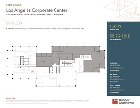 1200 Corporate Center Dr, Monterey Park, CA à louer Plan d  tage- Image 1 de 1