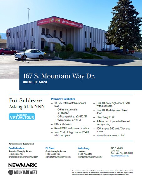 167 Mountain Way Dr, Orem, UT à louer - Photo du bâtiment - Image 2 de 4