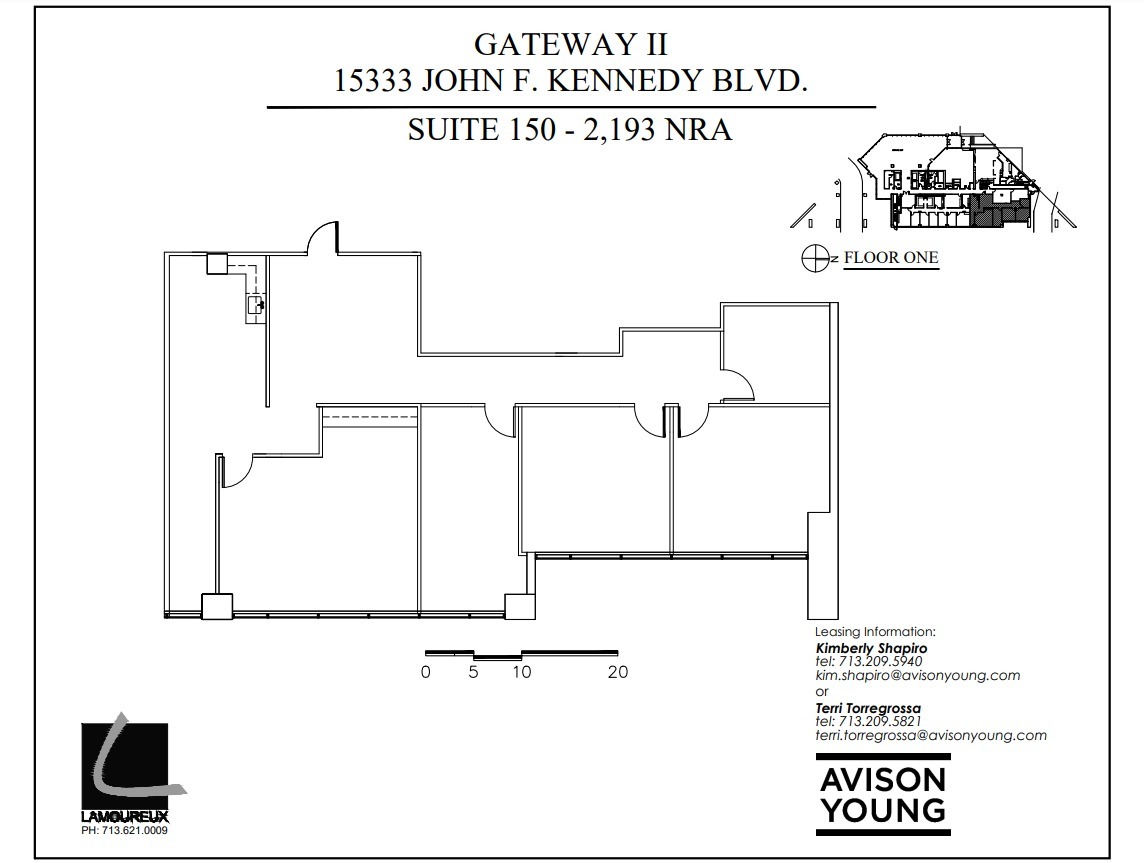 15333 John F Kennedy Blvd, Houston, TX for lease Floor Plan- Image 1 of 2