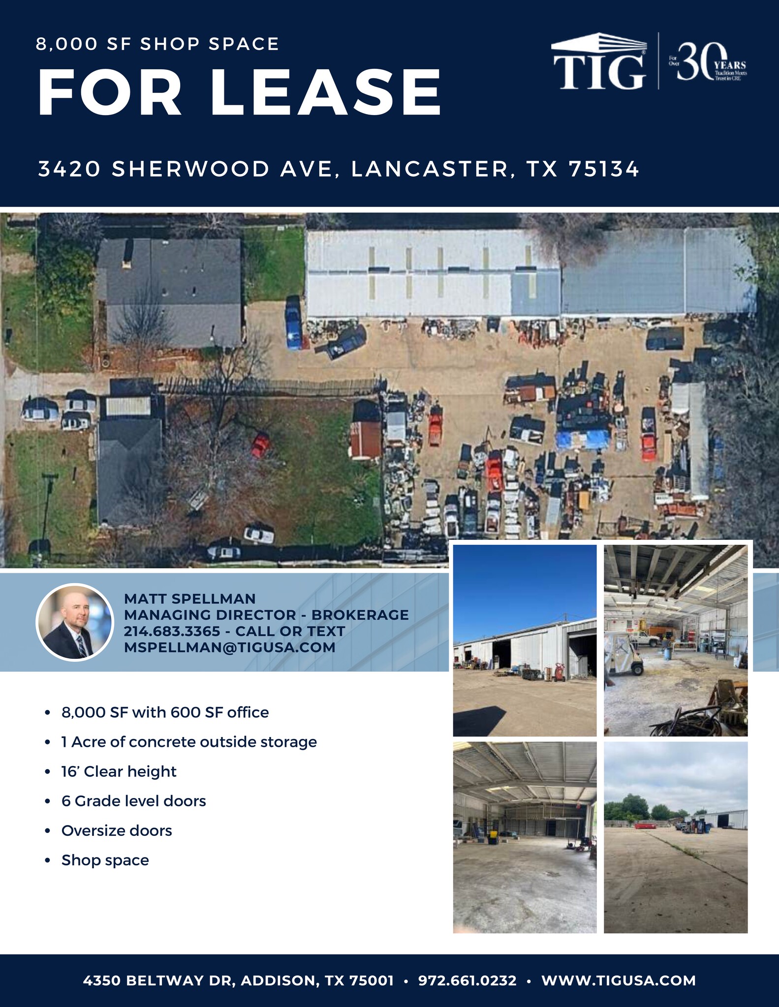 3420 Sherwood Ave, Lancaster, TX for lease Site Plan- Image 1 of 5